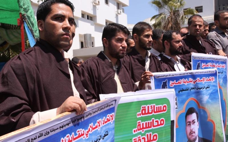 صور: محامون يستنكرون العدوان على غزة