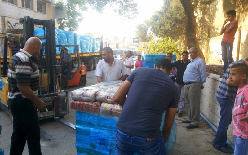 صور: حملة مساعدات من الخليل إلى غزة