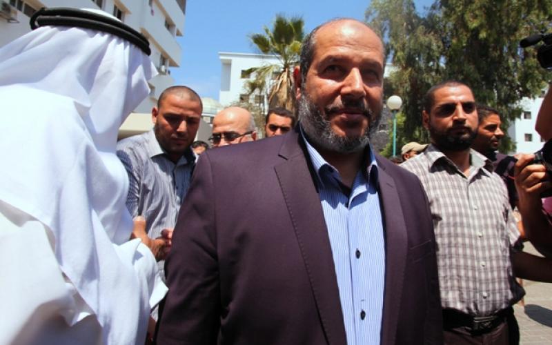 صور: مؤتمر وفد حماس العائد لغزة