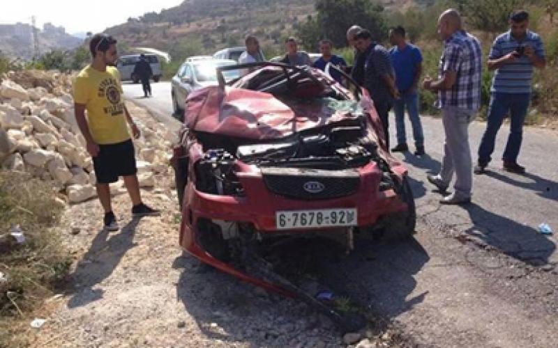 مصرع مواطن وإصابة طفله بحادث برام الله