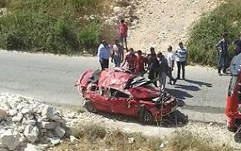 مصرع مواطن وإصابة طفله بحادث برام الله
