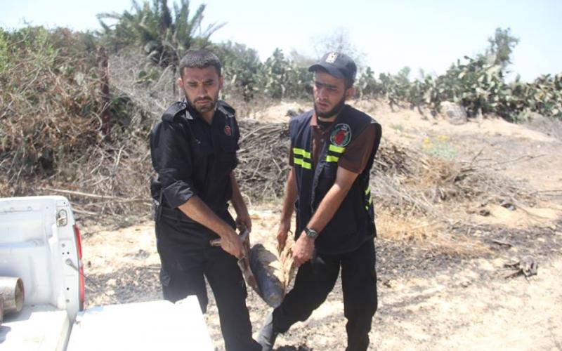 صور: مخلفات الاحتلال خطر يهدد الغزيين