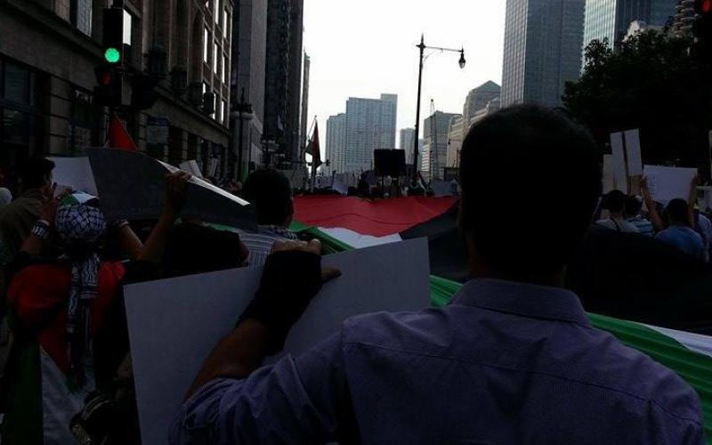 صور: شيكاغو تتضامن مع غزة