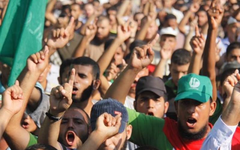 صور: حماس تنظم مسيرة برفح دعماً للمقاومة
