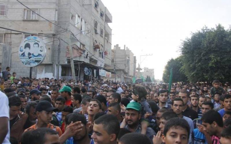 صور: حماس تنظم مسيرة برفح دعماً للمقاومة