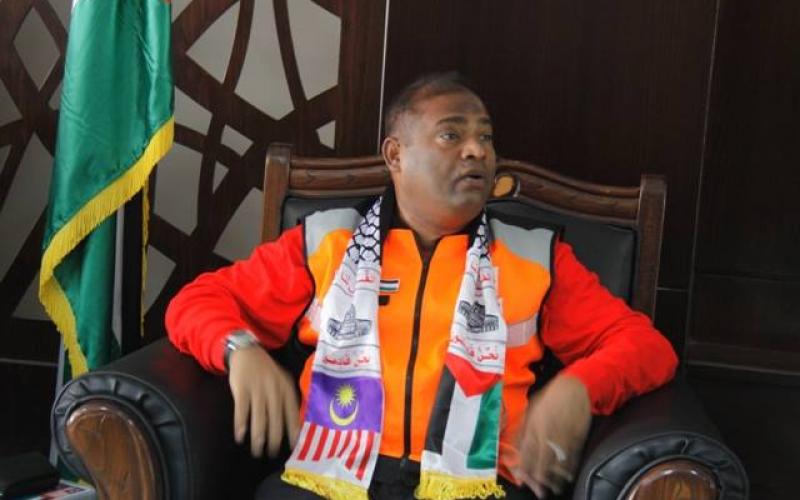 صور: وفد ماليزي يصل غزة لتفقد آثار العدوان