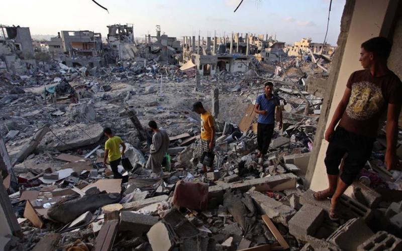 صور: نازحون يعودون لمنازلهم المدمرة
