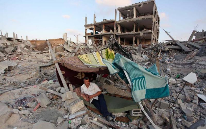 صور: نازحون يعودون لمنازلهم المدمرة