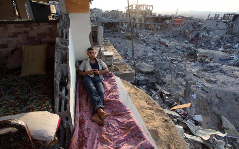 صور: نازحون يعودون لمنازلهم المدمرة