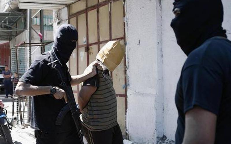 صور: إعدام 7 من المتخابرين ظهر اليوم بغزة