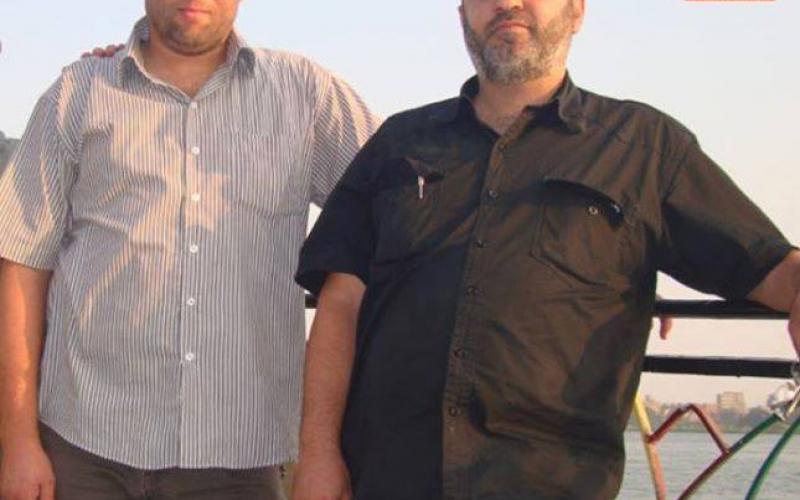 صور: القائدان أبو شمالة والعطار برفقة الجعبري