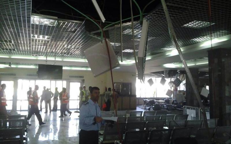 صور: الاحتلال يقصف معبر رفح