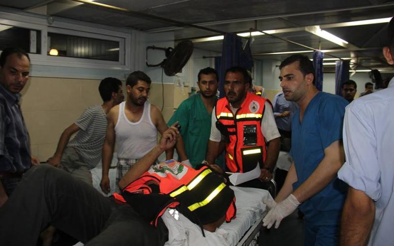 صور: إصابات بقصف برج المجمع الإيطالي