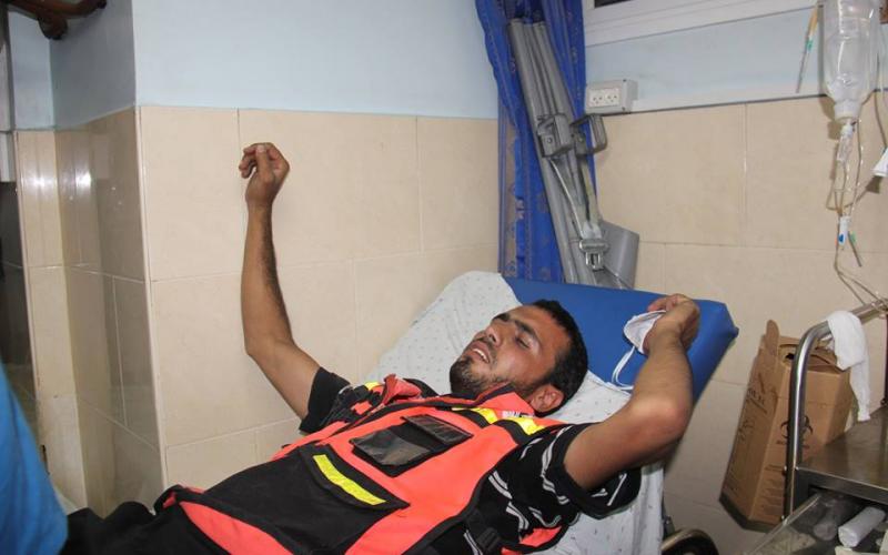 صور: إصابات بقصف برج المجمع الإيطالي