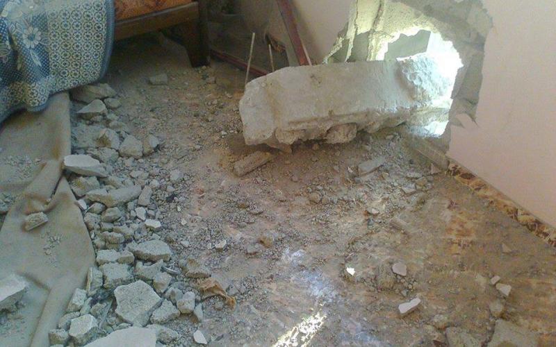 صور: قصف منزل عائلة أبو أمونة بالنصيرات