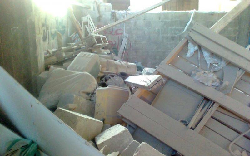 صور: قصف منزل عائلة أبو أمونة بالنصيرات