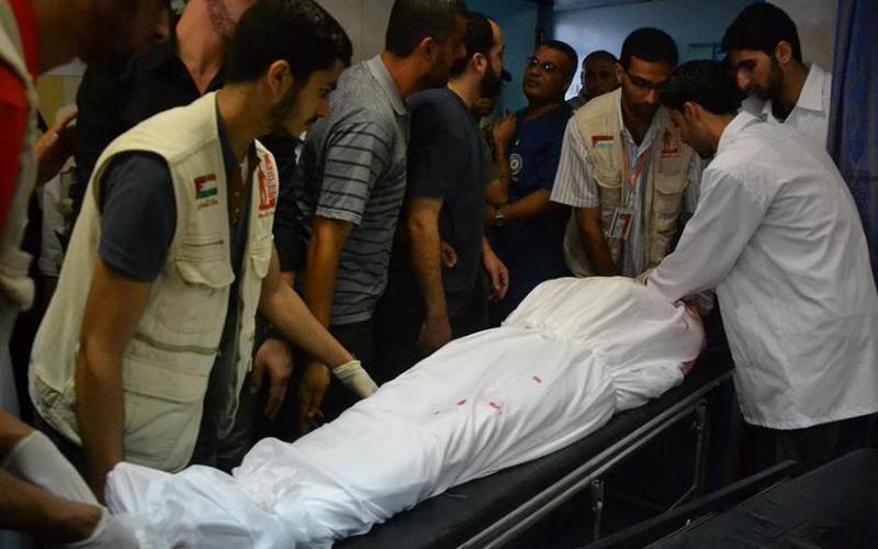صور: وداع الصحفي "مرتجى" بمشفى الشفاء