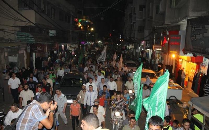 صور: مسيرة البيعة في خانيونس للقائد العام للقسام