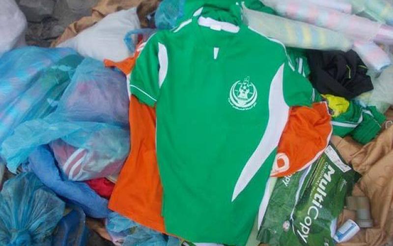 صور: التهدئة تكشف حجم الدمار في نادي "الرباط"