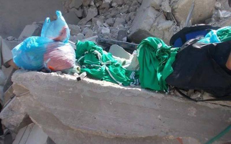 صور: التهدئة تكشف حجم الدمار في نادي "الرباط"