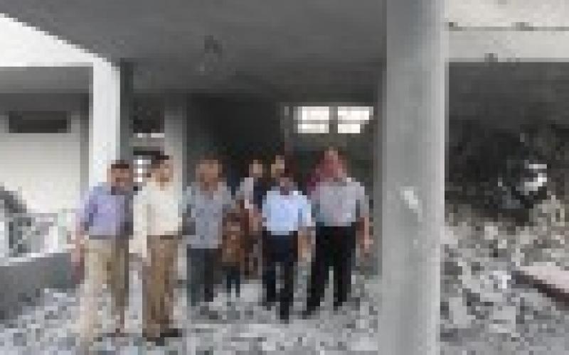 صور: وزارة التعليم تتفقد المدارس المدمرة