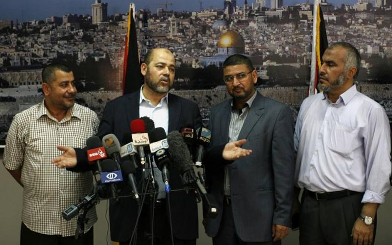 صور: أبو مرزوق يصل غزة