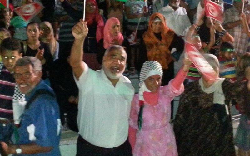 صور: تونس تحتفل بانتصار غزة