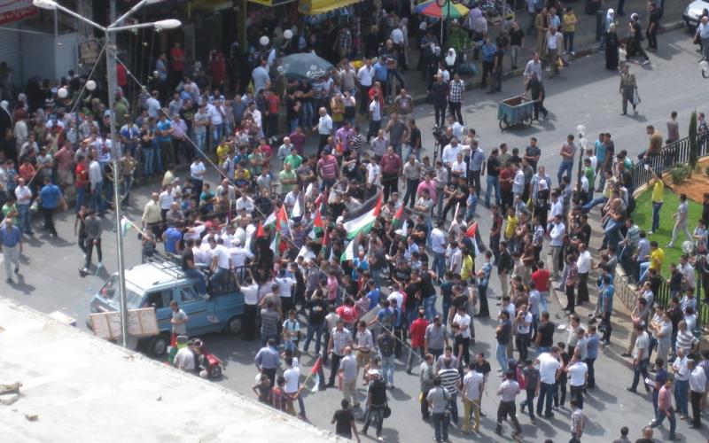 بالصور..من جديد..رام الله ونابلس "ارحل يا فياض"