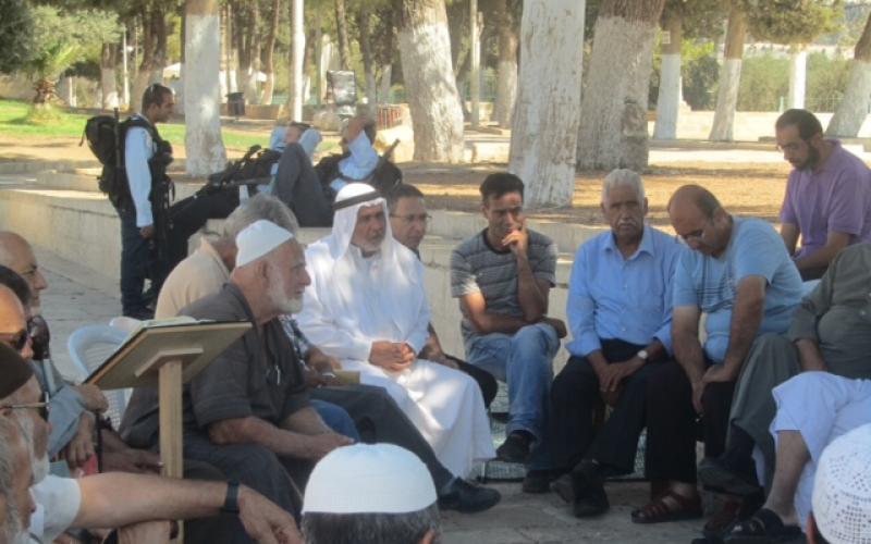 صور..مغتصبون يؤدون شعائر تلمودية بالأقصى
