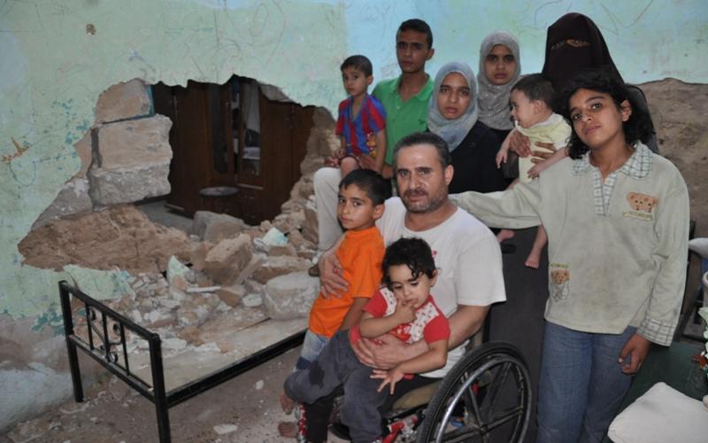 بالصور.. استشهاد مواطن بانفجار داخلي في رفح