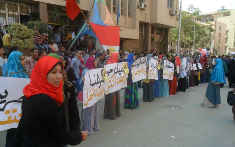 صور: حراك طلابي واسع ضد الانقلاب