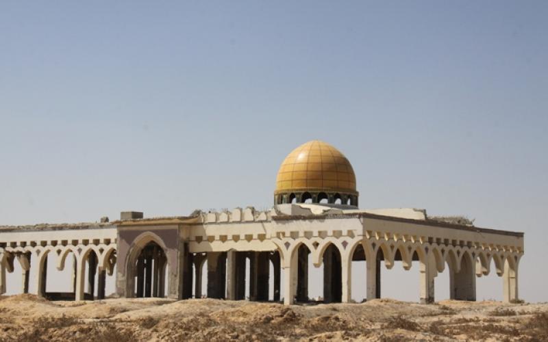 صور: مطار غزة الدولي المدمر شرق رفح