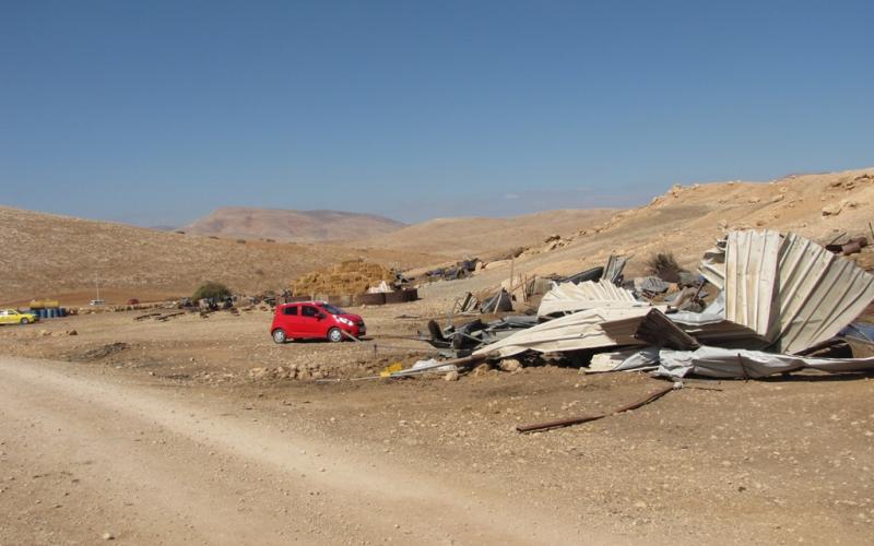 بالصور: إعلان "خربة مكحول" عسكرية مغلقة