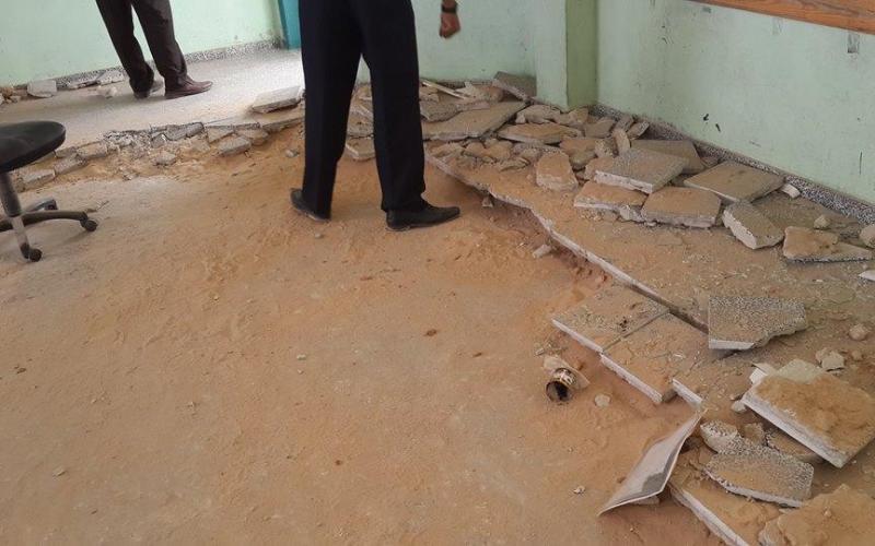 ‫صور:‬ آثار العدوان على المدارس بخان يونس