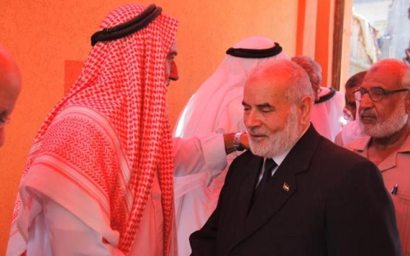 بالصور: زيارة "بحر" لعوائل الشهداء برفح