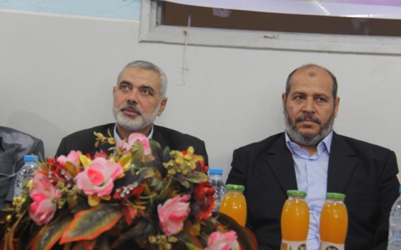 صور: زيارة وفد حماس برئاسة هنية لعوائل شهداء رفح