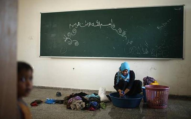 صور: مدارس بيت حانون في بدء العام الجديد