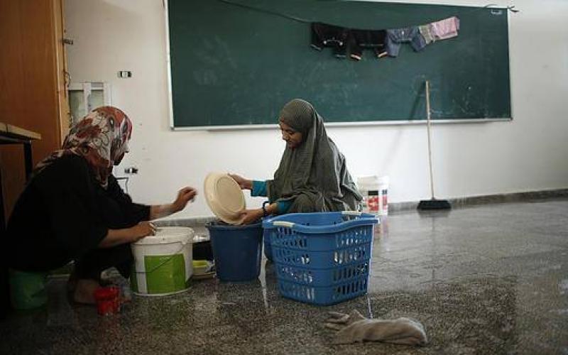 صور: مدارس بيت حانون في بدء العام الجديد