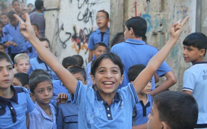 صور: بدء العام الدراسي في غزة