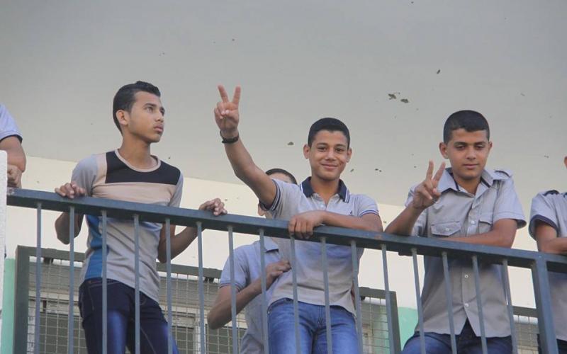 صور: بدء العام الدراسي في غزة