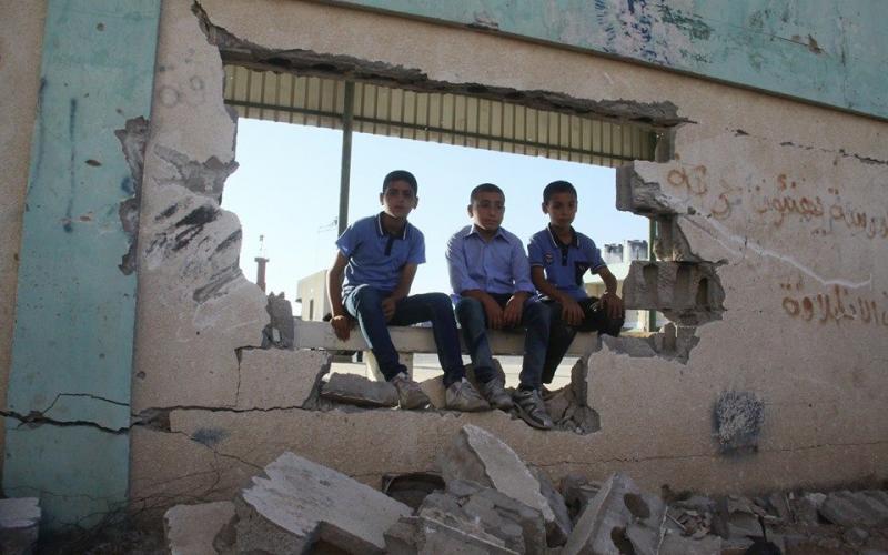 صور: بدء العام الدراسي في غزة