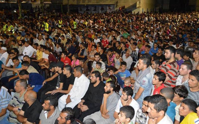 بالصور: تكريم شهداء العصف المأكول بالمغازي