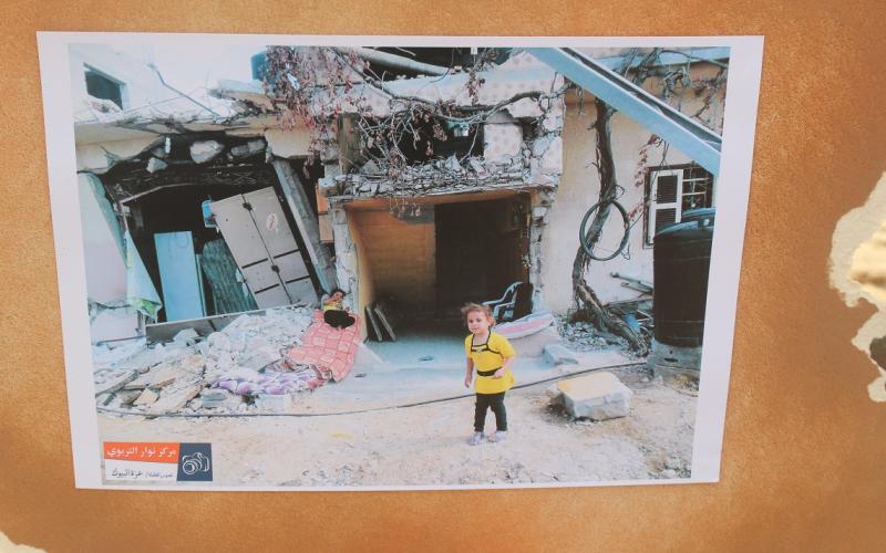 صور: أطفال يجسدون صدمة الحرب في خانيونس