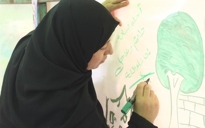صور: أطفال يجسدون صدمة الحرب في خانيونس