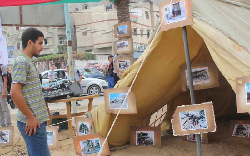 صور: أطفال يجسدون صدمة الحرب في خانيونس