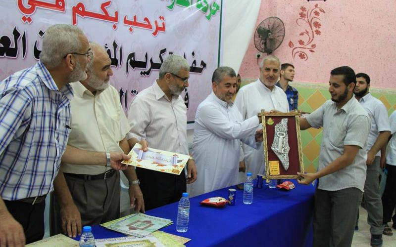 صور: حماس رفح تكرم المؤسسات العاملة خلال الحرب