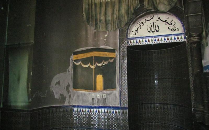 صور مسجد "النور" عقب إحراقه