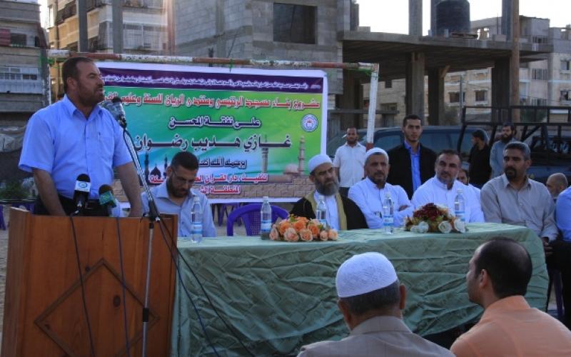 بالصور.. دار القرآن تؤسس مسجد الرنتيسي