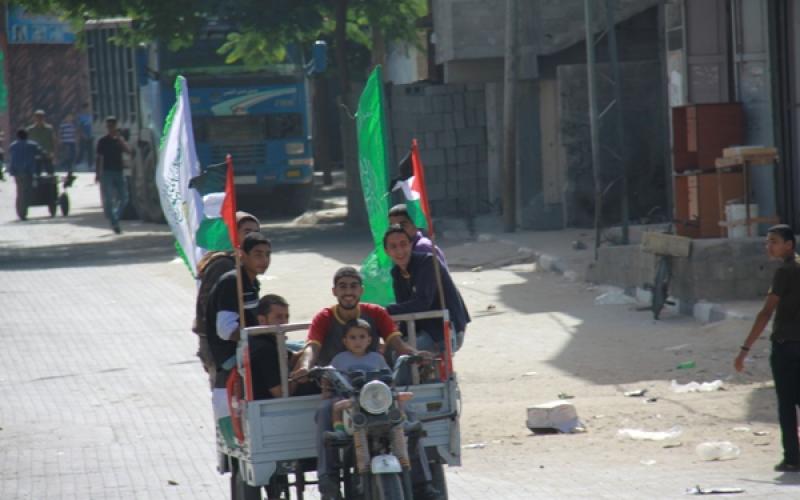 بالصور.. الأفراح تغمر أهالي قطاع غزة
