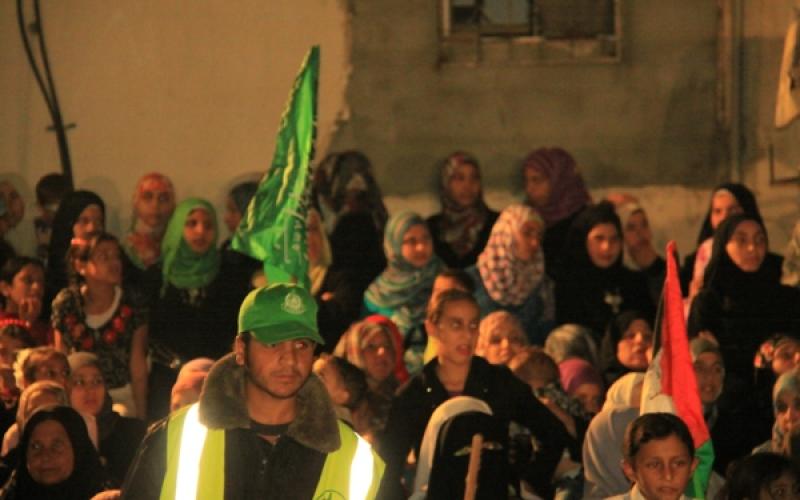 احتفال للمحررين شمال القطاع بحضور العوينات